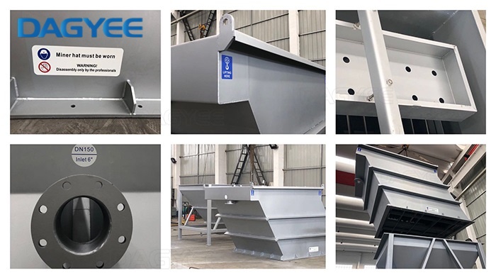 inclined plate lamella clarifier for industrial wastewater