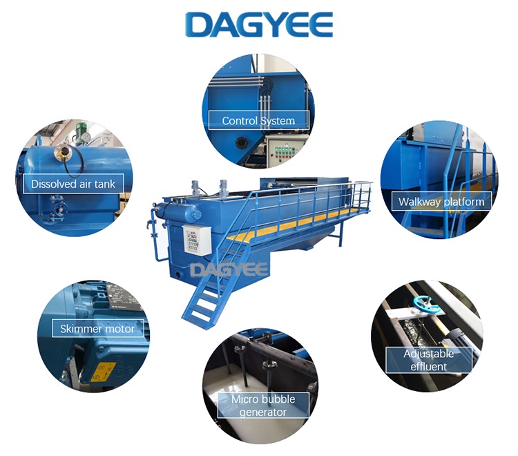 small scale dissolved air flotation unit