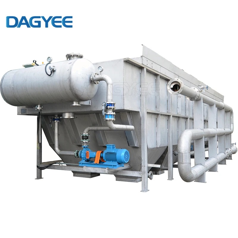dissolved air flotation water recycling system