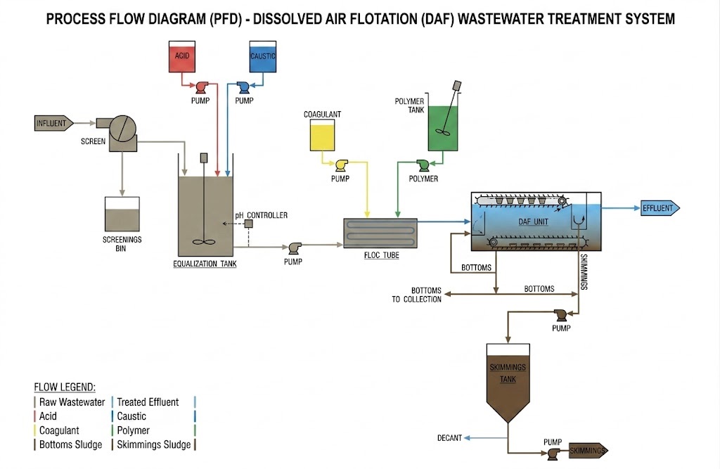 dissolved air flotation design specifications