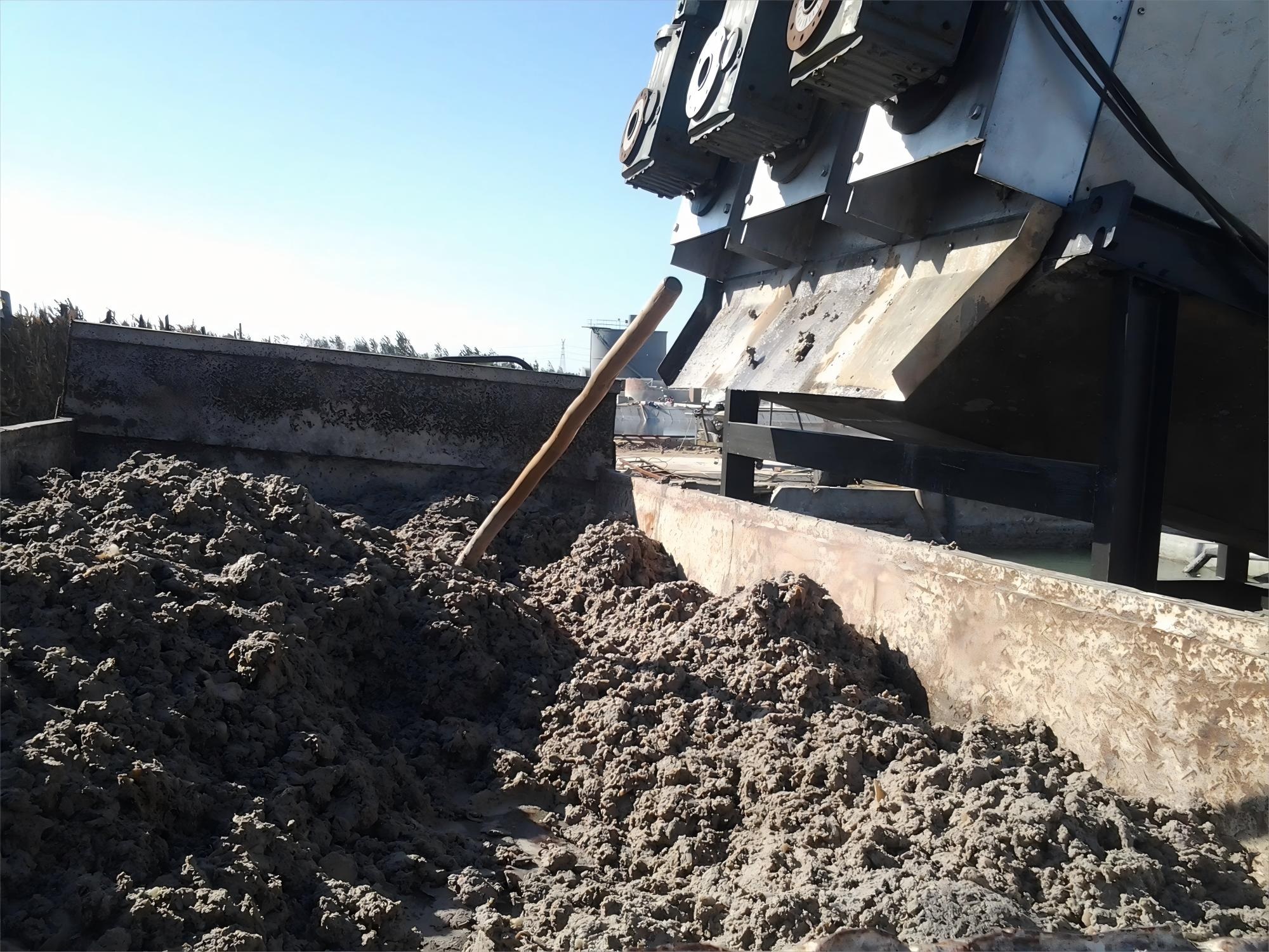 energy saving screw press sludge dewatering equipment for paper mill