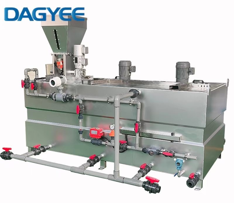 automatic polymer preparation unit for water treatment