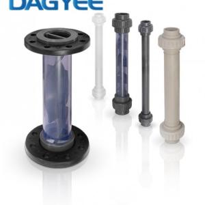 Clear PVC Educational Static Mixer - Transparent Body - Flow Visualization