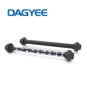 High Efficiency Double Helix UPVC Static Mixer - 6 Element - Compact Design