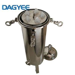 Dual-Bag Filter Housing with Easy-Clamp Mechanism for Quick Maintenance