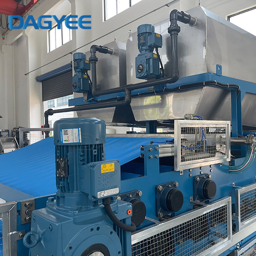 Dual-Stage Belt Filter Press for High-Solid Sludge Processing