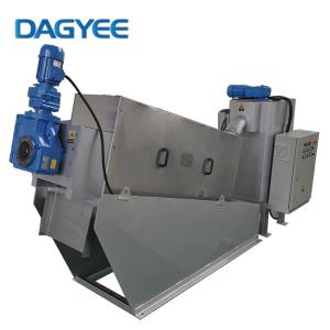High Dryness Screw Sludge Dewatering Machine