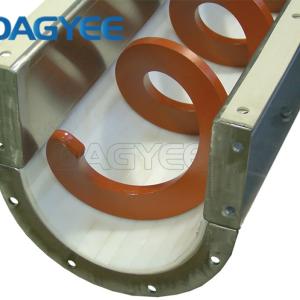 Low Noise Wastewater Sludge Shaftless Screw Conveyor