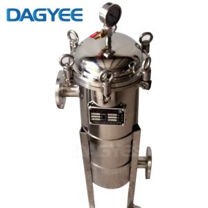 Portable Bag Filter Housing with Carry Handle for Mobile Water Treatment Applications