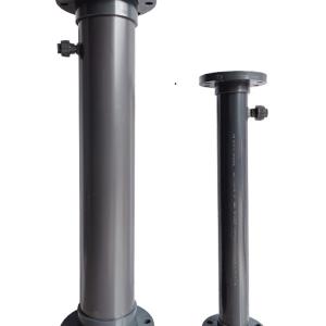 UPVC Static Inline Mixer with Transparent Sight Tube - SCH80 Industrial Grade