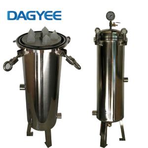 Standard Single Cartridge Filter Housing with Pressure Gauge Port for Residential Water Filtration